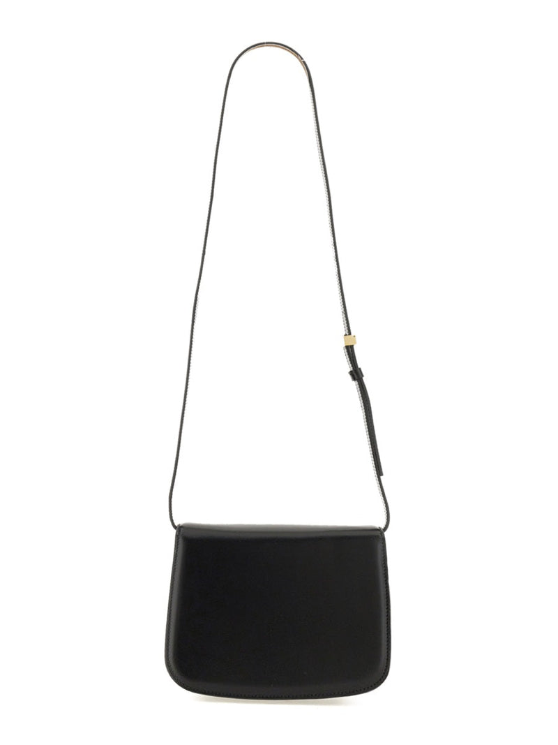 Ferragamo Calf Leather Shoulder Bag — Black