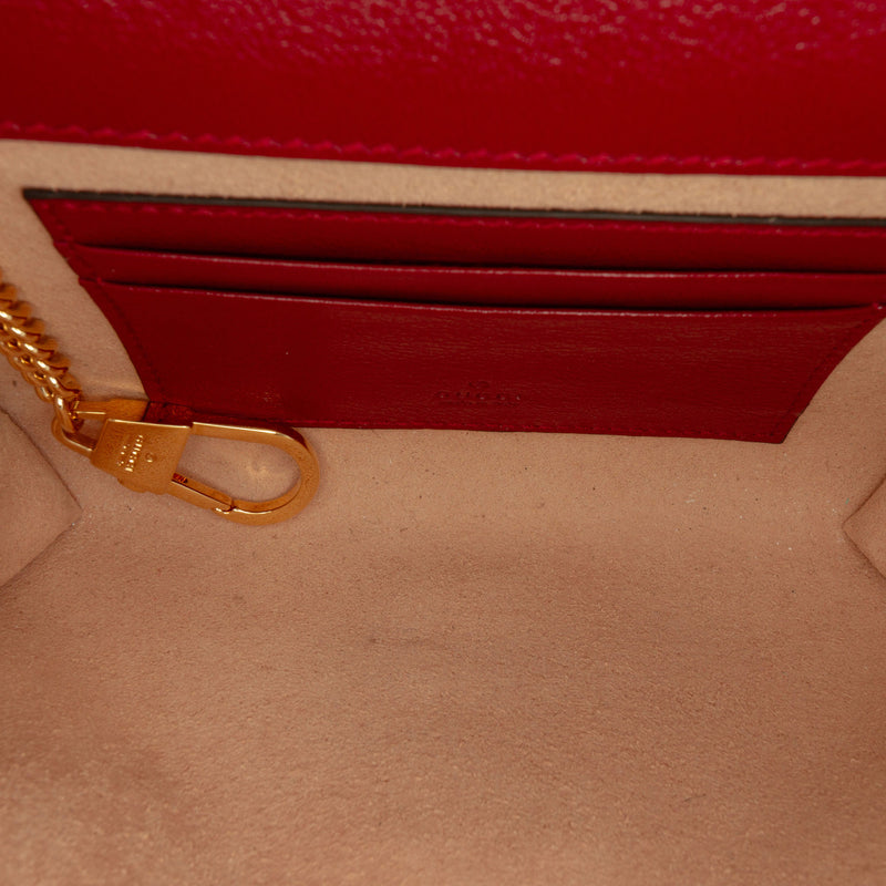 Mini Leather Rajah Web Chain Crossbody - Image 4