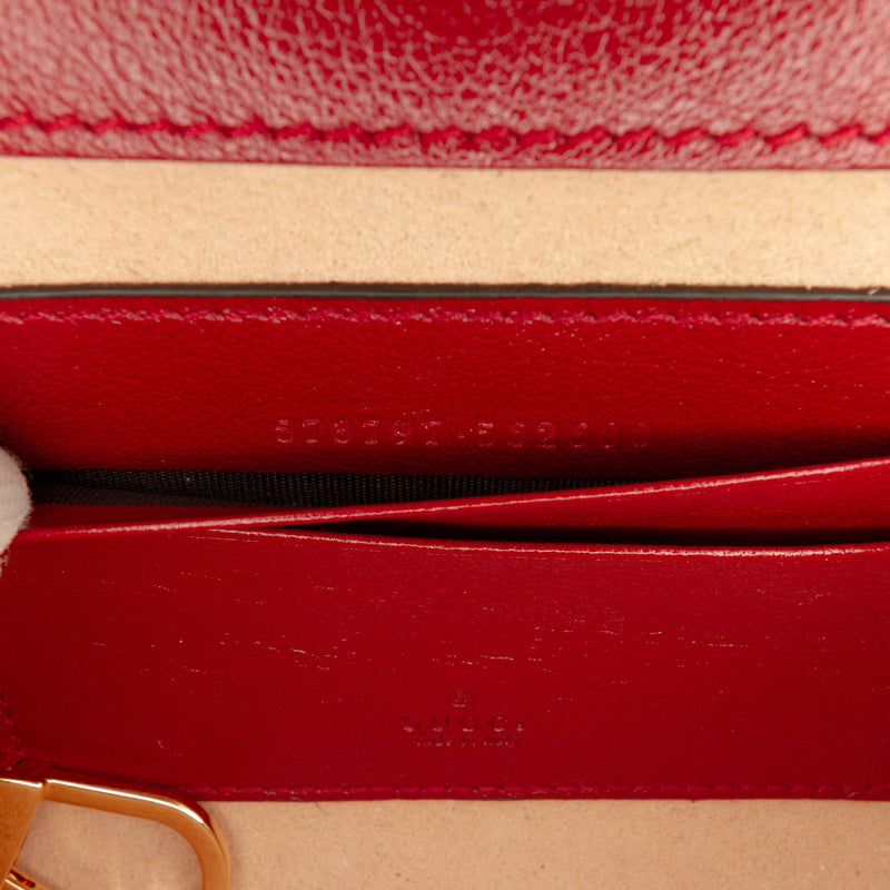 Mini Leather Rajah Web Chain Crossbody - Image 6