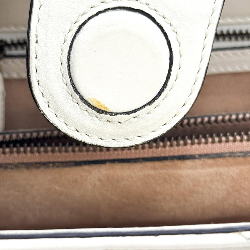 Gucci Gg Marmont Matelasse Leather Beige Calfskin Bag