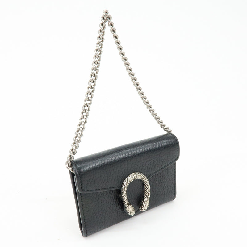 Gucci Dionysus Leather Black Bag