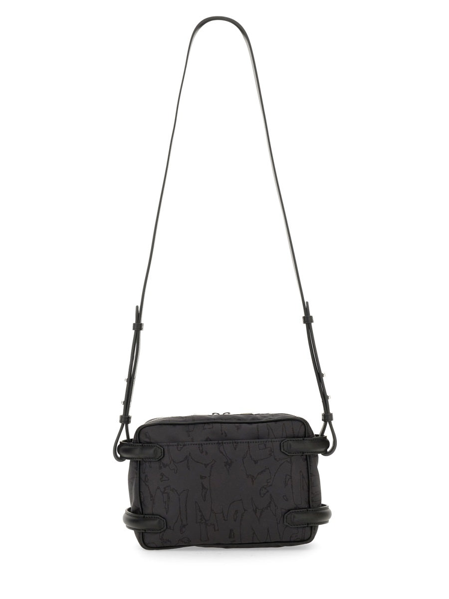 Alexander Mcqueen Polyester Camera Harness Shoulder Bag — Black