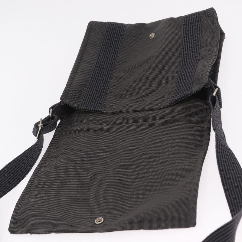 Hermes Fourre Tout Besace Messenger Toile Gray Canvas