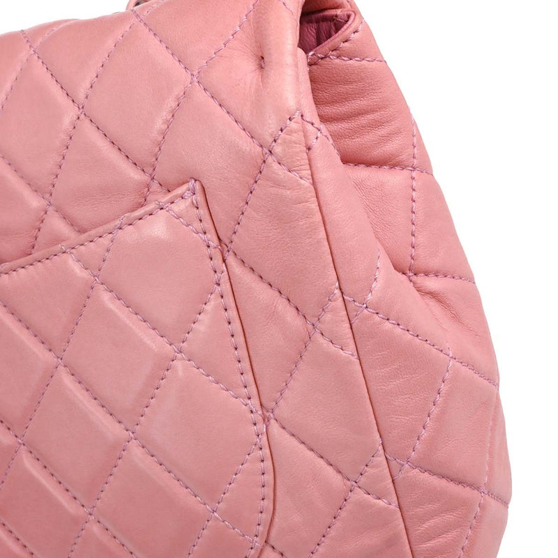 Chanel Classic Single Flap Quilted Lambskin Pink Leather Bag
