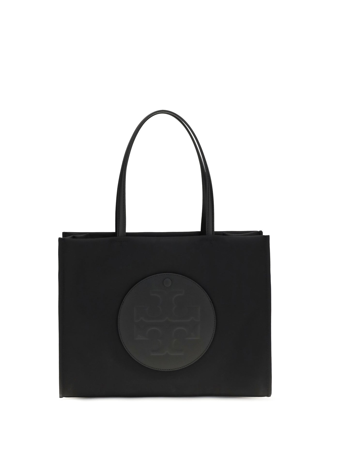 Tory Burch Ella Tote Bag — Black Polyamide