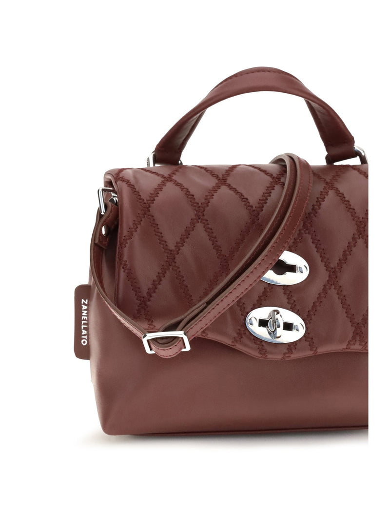Zanellato Top Handle Bag — Red Calf Leather Bos Taurus