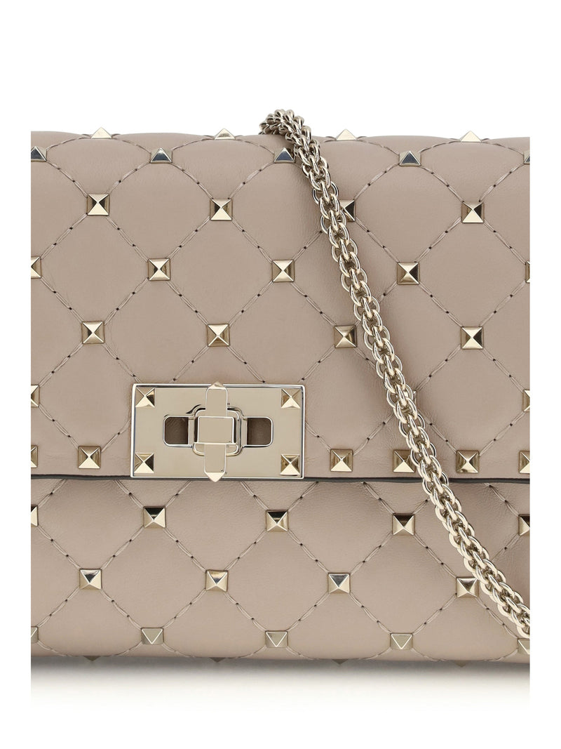 Valentino Garavani Shoulder Bag — Beige Nappa Leather