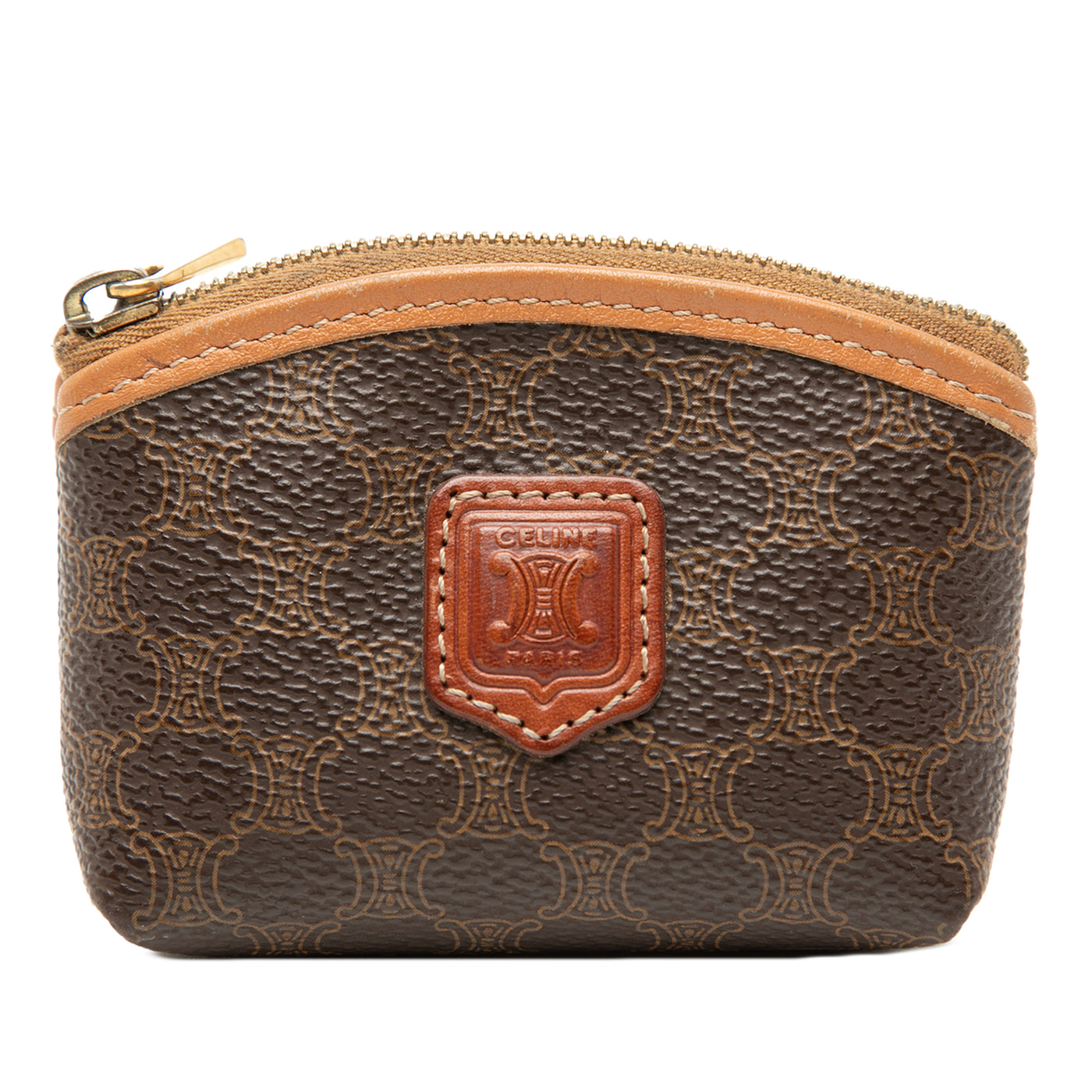 Macadam Coated Canvas Coin Pouch - Image 1