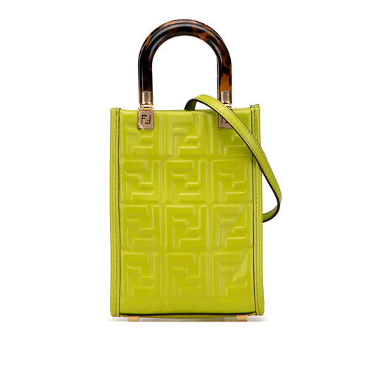 Mini Zucca Embossed Leather Sunshine Shopper Tote - Image 1