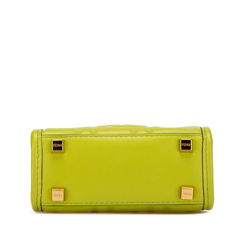 Mini Zucca Embossed Leather Sunshine Shopper Tote - Image 3