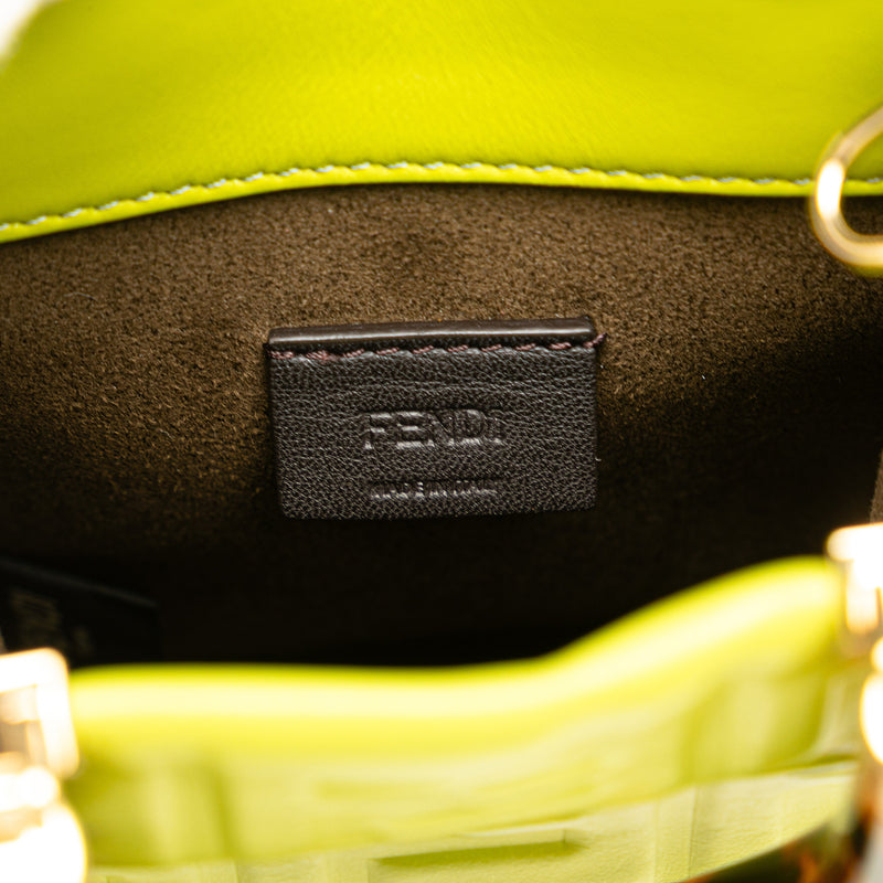 Mini Zucca Embossed Leather Sunshine Shopper Tote - Image 5