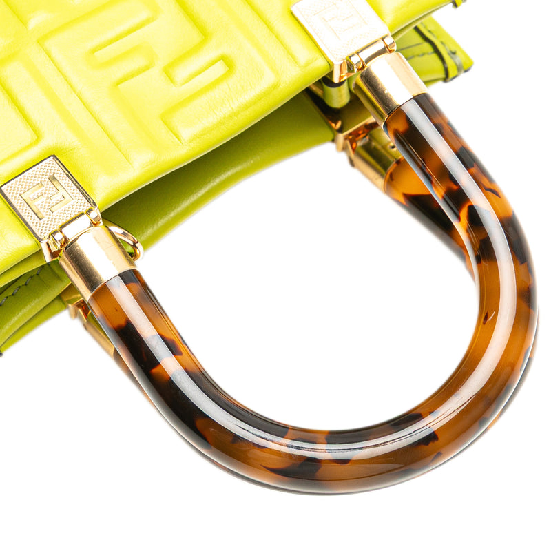 Mini Zucca Embossed Leather Sunshine Shopper Tote - Image 8
