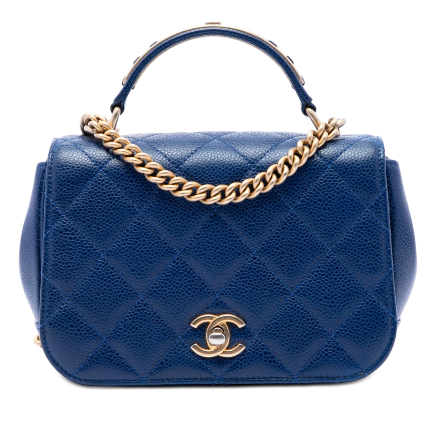 Mini Quilted Caviar Carry Around Flap - Image 1