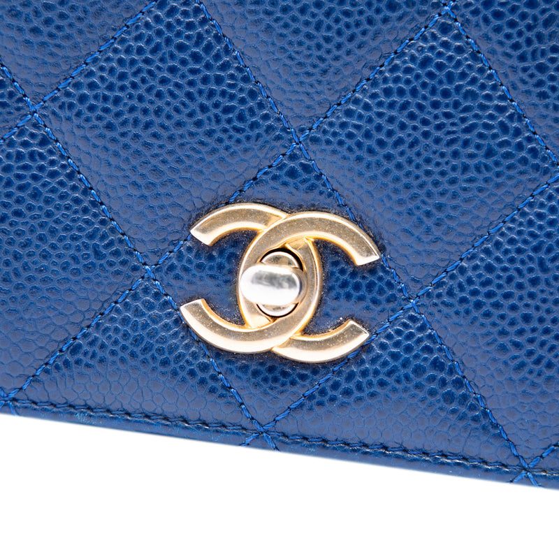 Mini Quilted Caviar Carry Around Flap - Image 5
