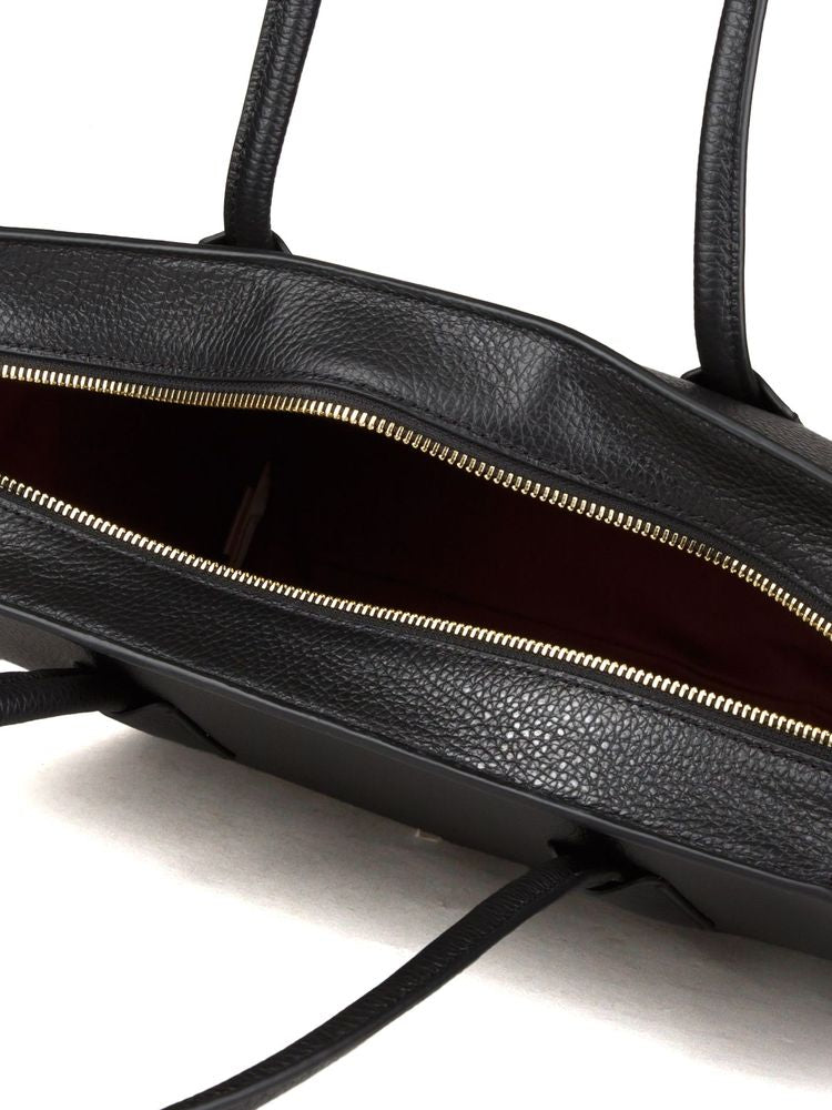 Coccinelle Myrtha26 Shoulder Bag — Black Cowhide