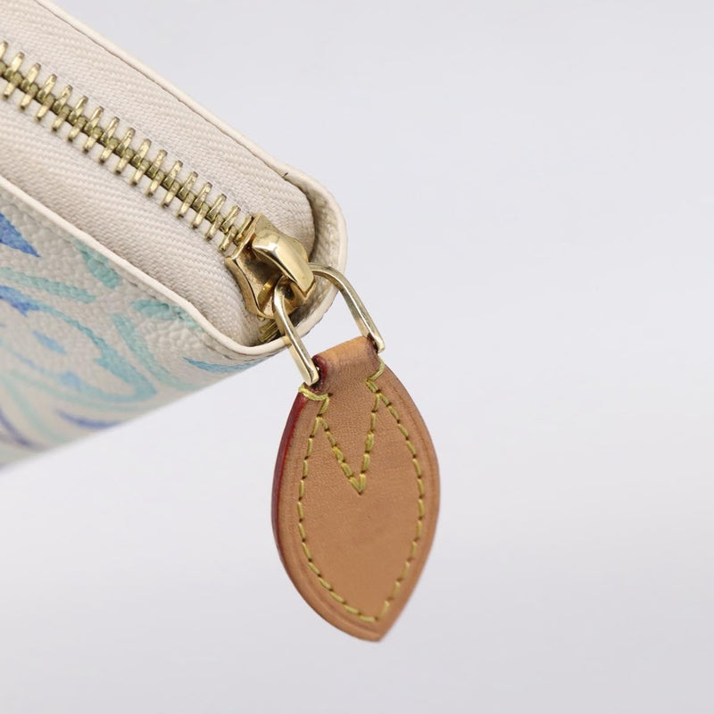 Louis Vuitton Zippy By The Pool Monogram Tile Canvas Blue Accessory