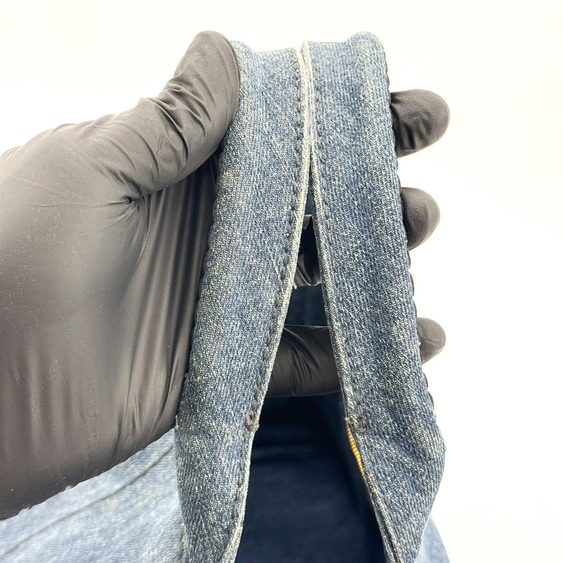 Prada Canapa Denim Blue Denim_jeans Bag