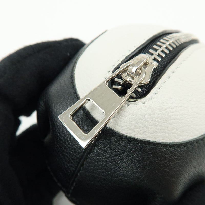 Loewe Panda Coin Purse Leather White Bag