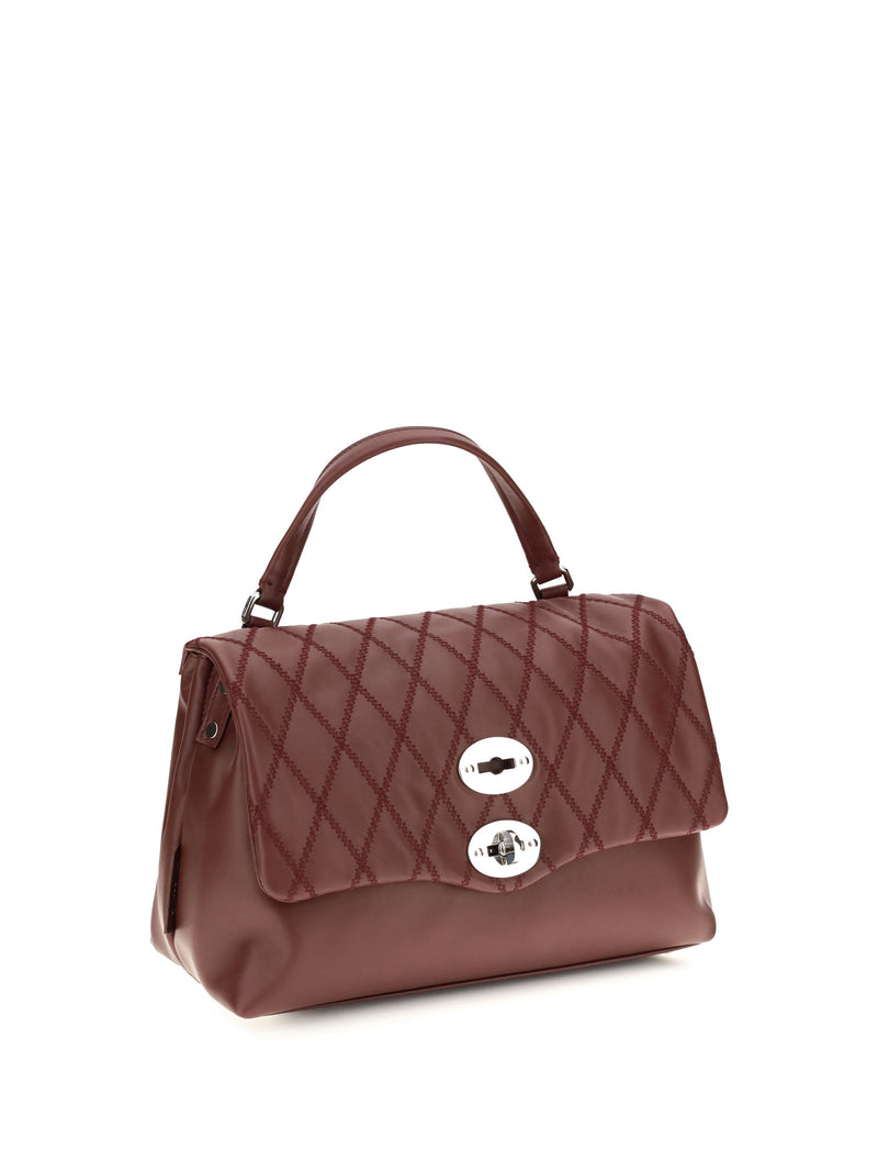 Zanellato Top Handle Bag — Red Calf Leather Bos Taurus