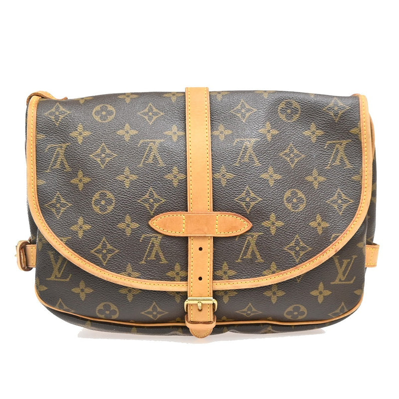 Louis Vuitton Saumur Monogram Canvas Brown Bag