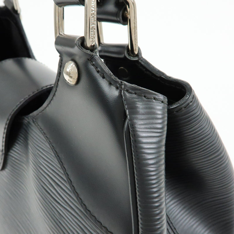 Louis Vuitton Montaigne Sac Epi Leather Black Bag