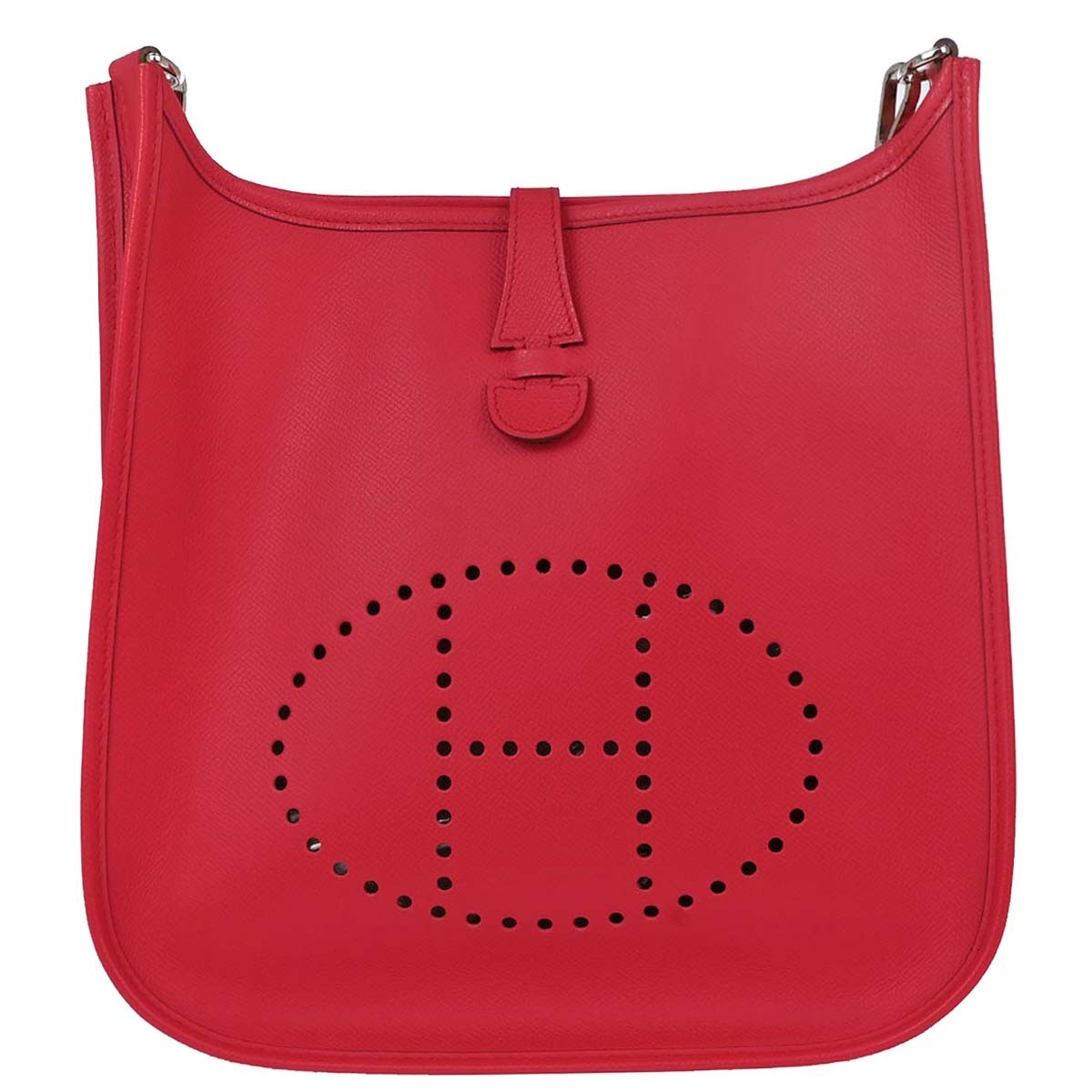Hermes Evelyne Bag Gen Iii Epsom Red Leather