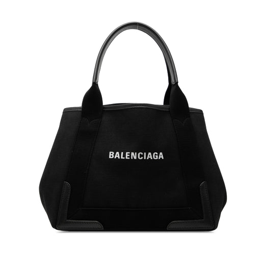 Canvas Navy Cabas Tote S - Image 1
