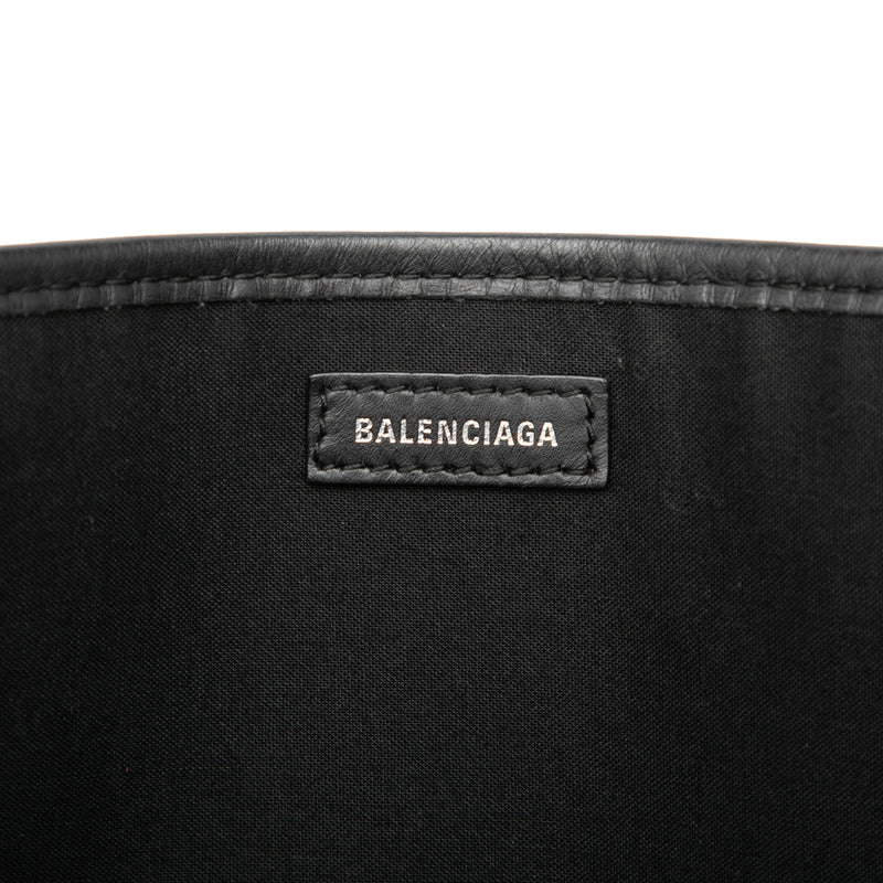 Canvas Navy Cabas Tote S - Image 5