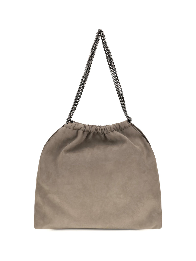 Stella Mccartney Falabella Shoulder Bag — Taupe Polyester