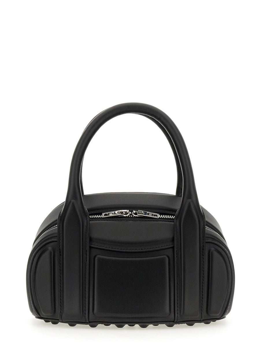 Alexander Wang Roc Shoulder Bag — Black Lamb Leather
