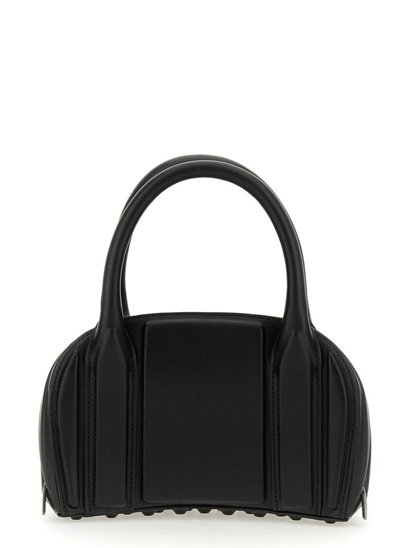 Alexander Wang Roc Shoulder Bag — Black Lamb Leather