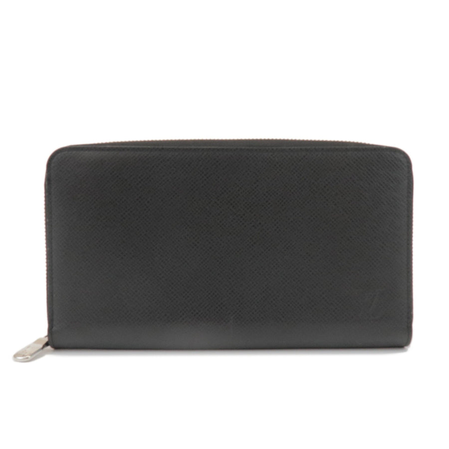 Louis Vuitton Zippy Organizer Taiga Leather Black Accessory
