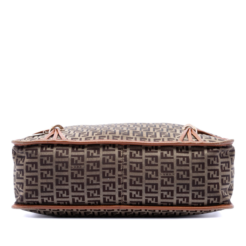 Zucchino Canvas F Charm Crossbody - Image 3