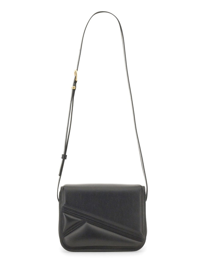 Wandler Shoulder Bag — Black Leather