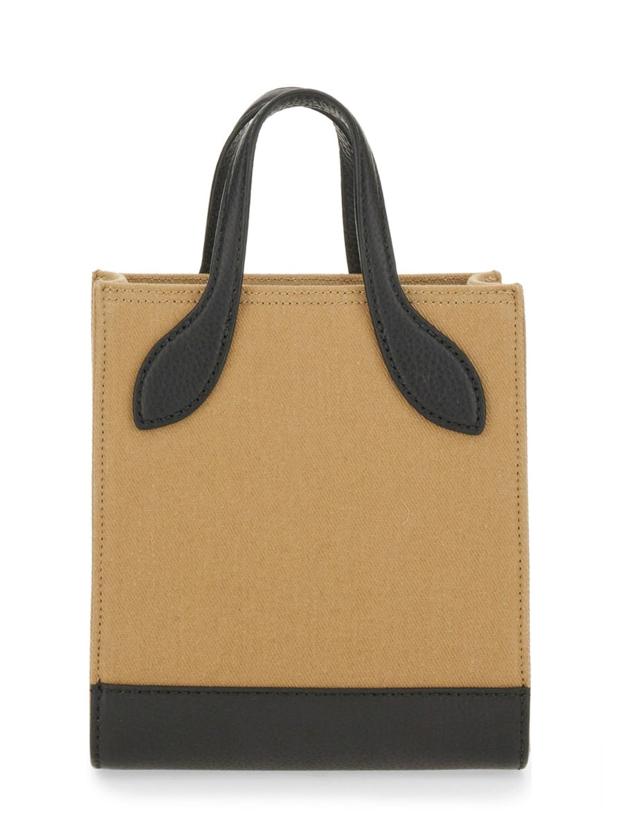 Bally Organic Cotton And Leather Tote Bag — Beige