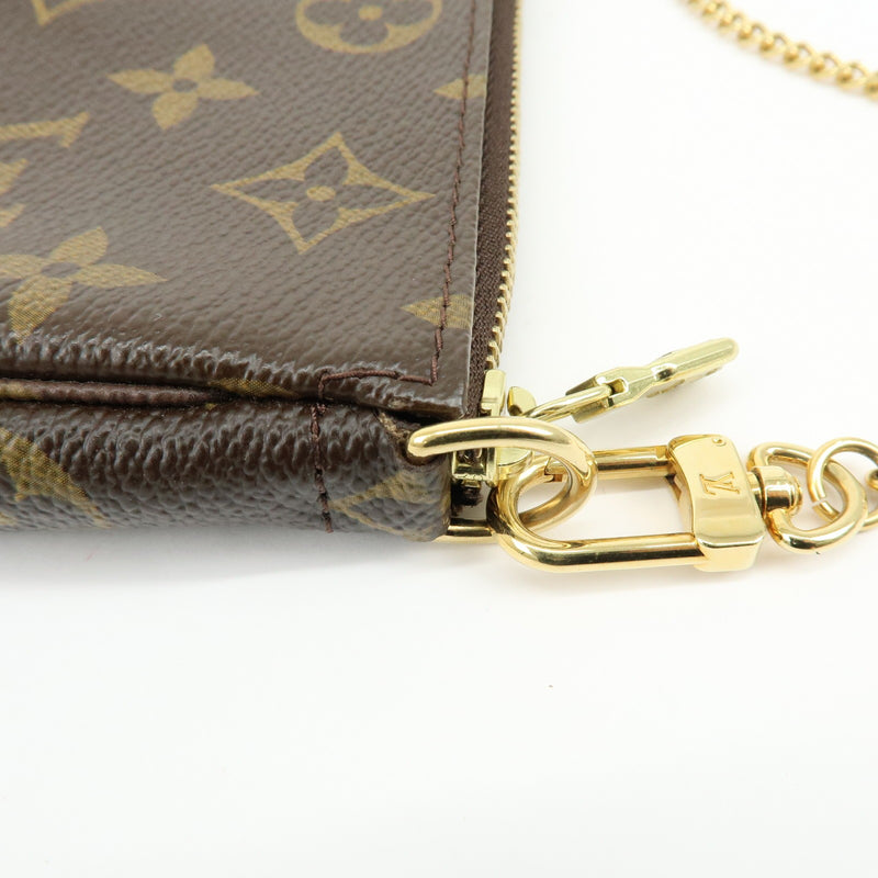 Louis Vuitton Pochette Accessoires Limited Edition Monogram Canvas Brown Bag