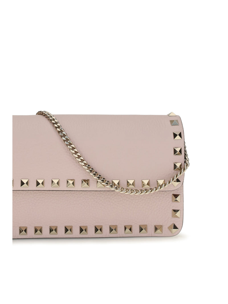 Valentino Garavani Wallet — Pink Calf Leather Bos Taurus