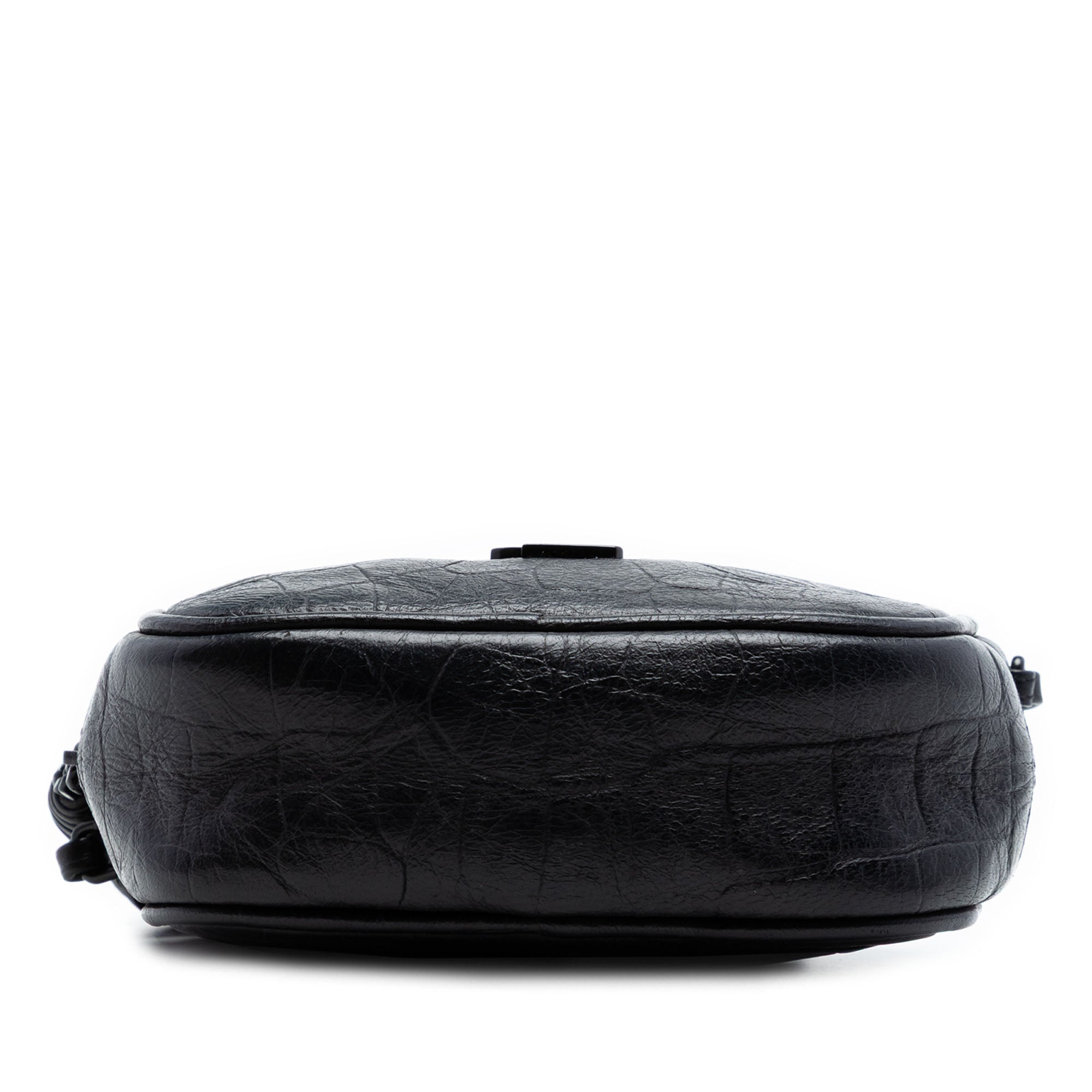 Mini Croc Embossed Leather Blogger Camera Bag - Image 3