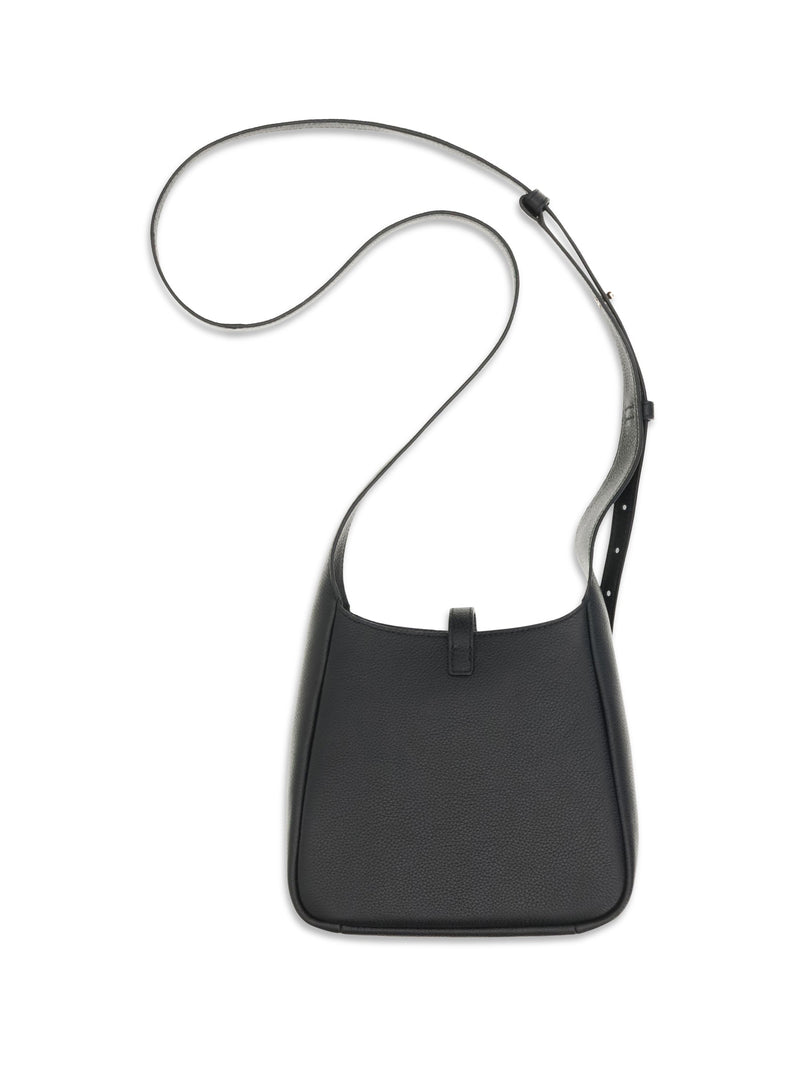 Tory Burch Miller Swing Crossbody Bag — Black Calf Leather