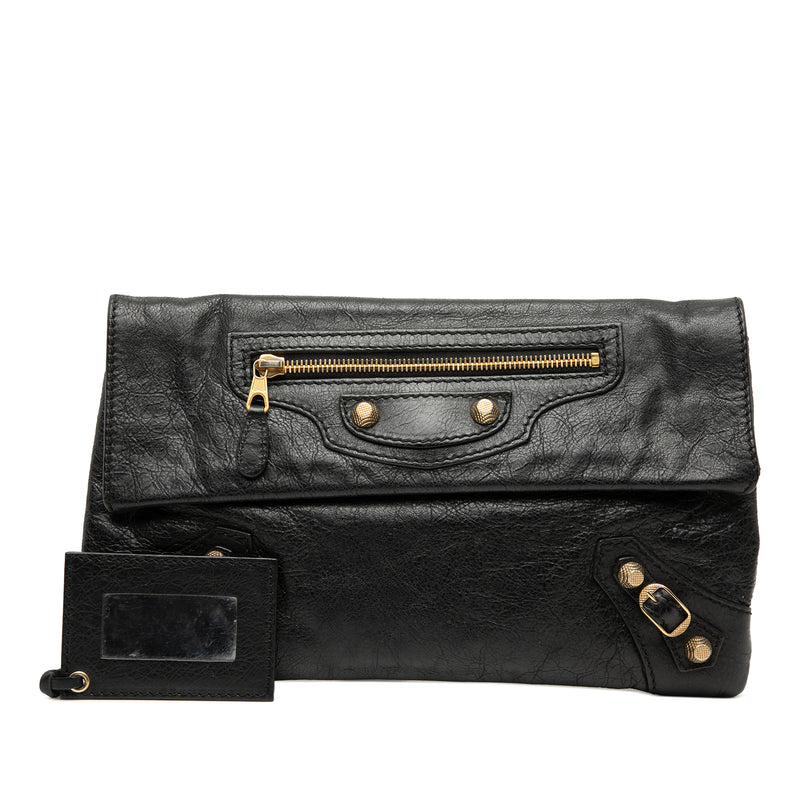 Lambskin Motocross Giant 12 Envelope Clutch - Image 8