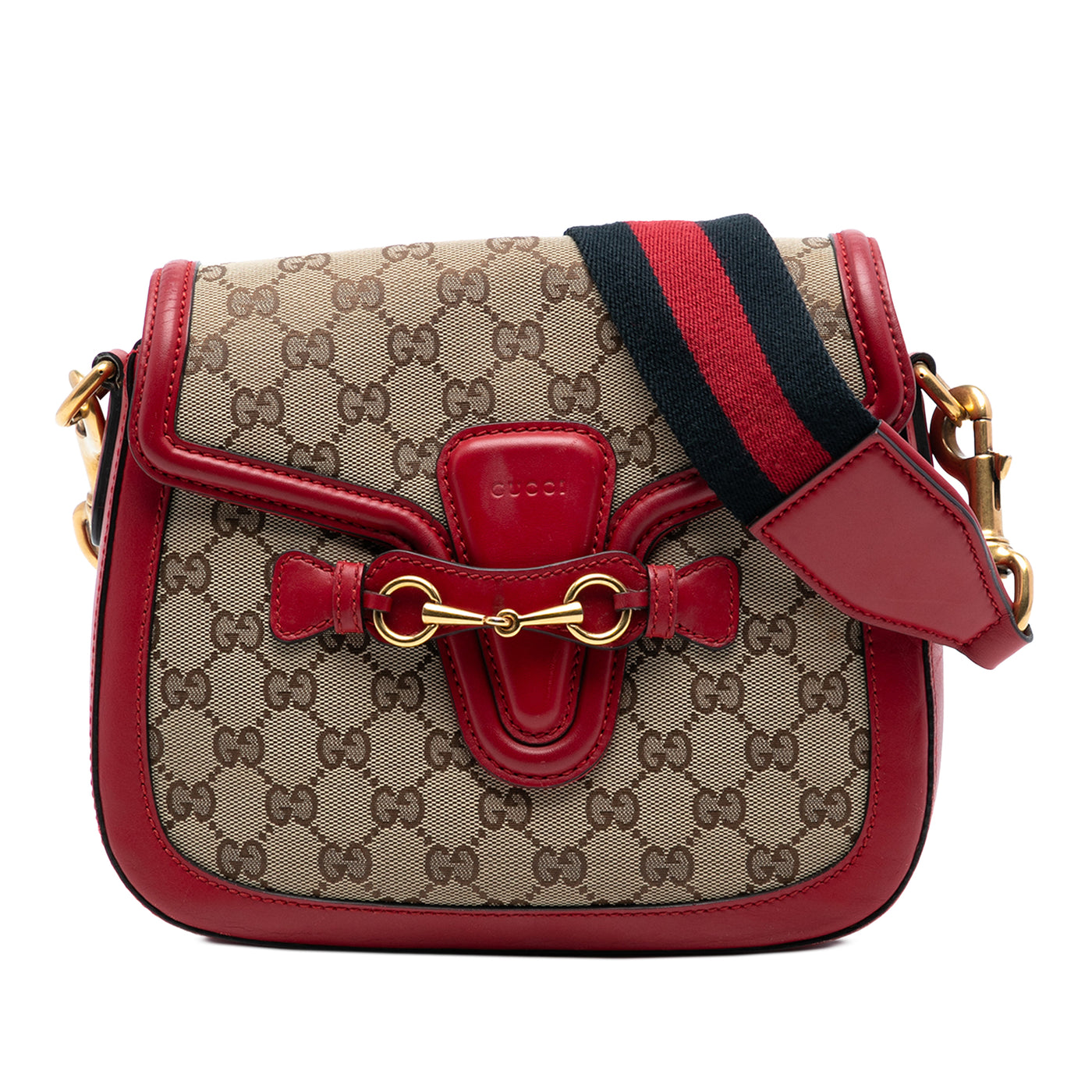 Medium GG Canvas Lady Web Crossbody - Image 1