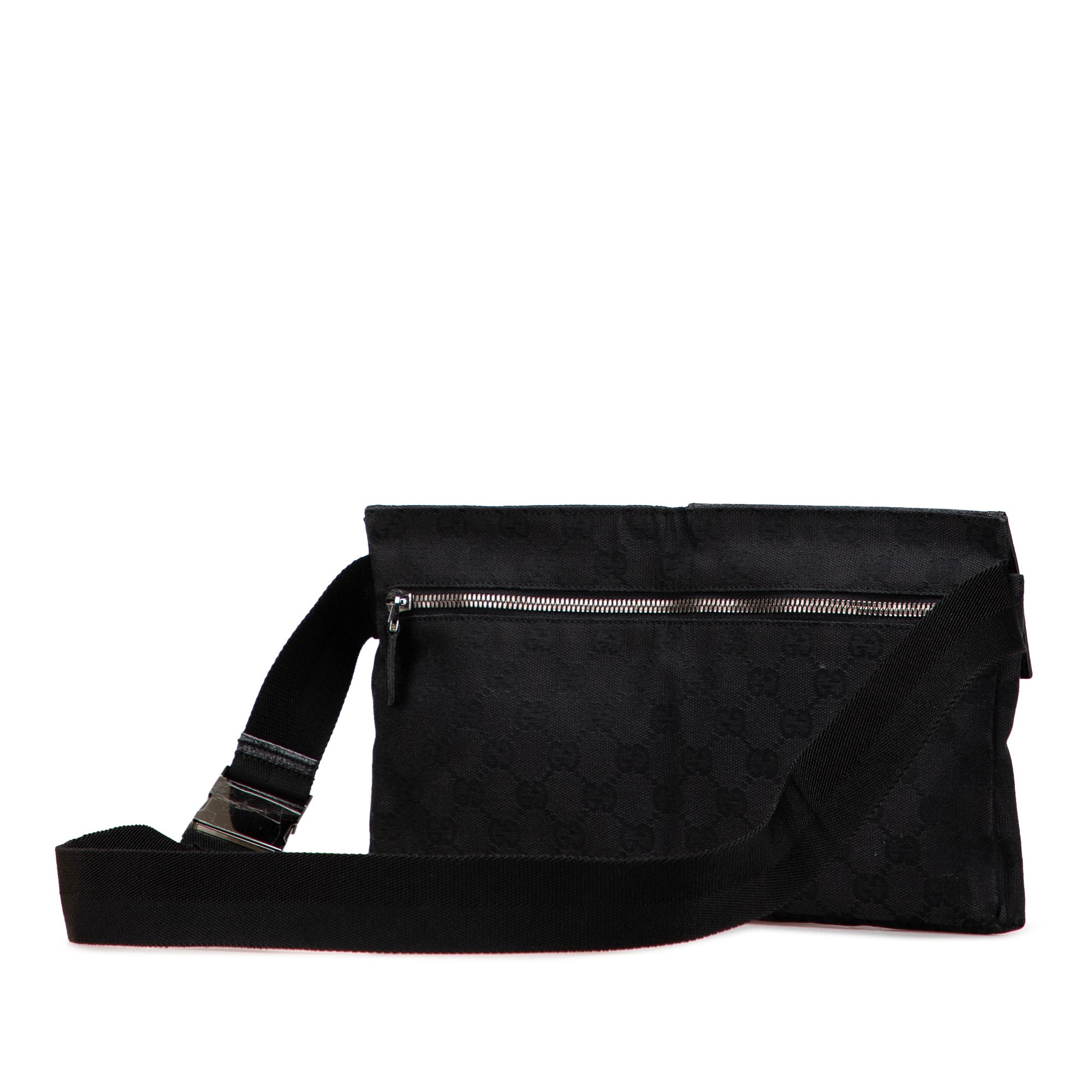 GG Canvas Double Pocket Belt Bag - Image 2