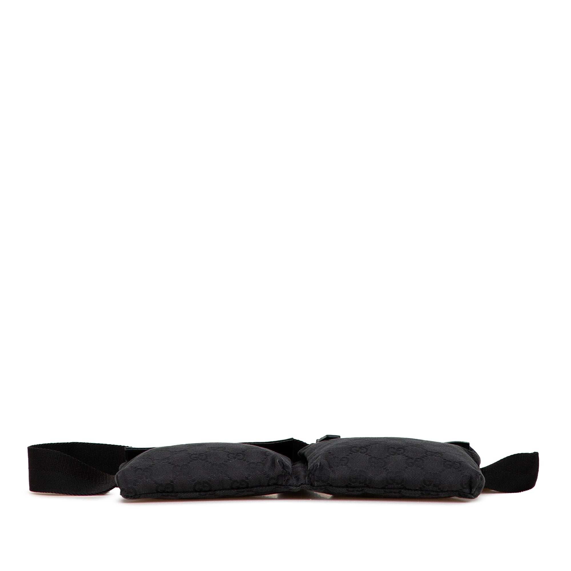 GG Canvas Double Pocket Belt Bag - Image 3