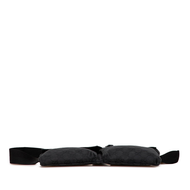 GG Canvas Double Pocket Belt Bag - Image 3