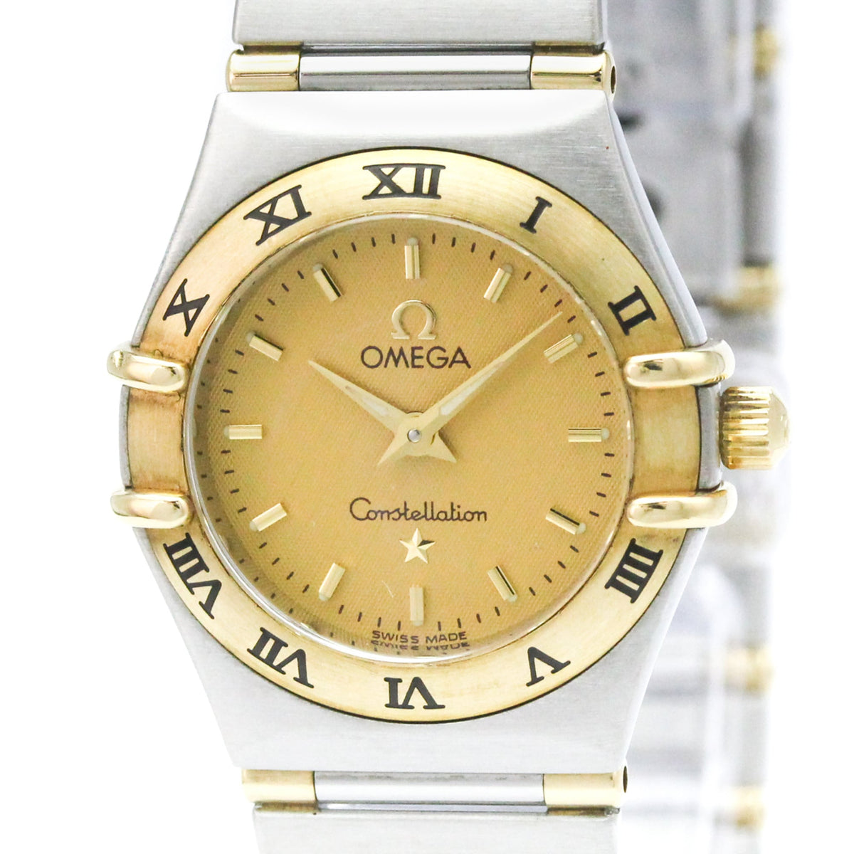 Omega Constellation Quartz Stainless Steel And Yellow Gold Watches