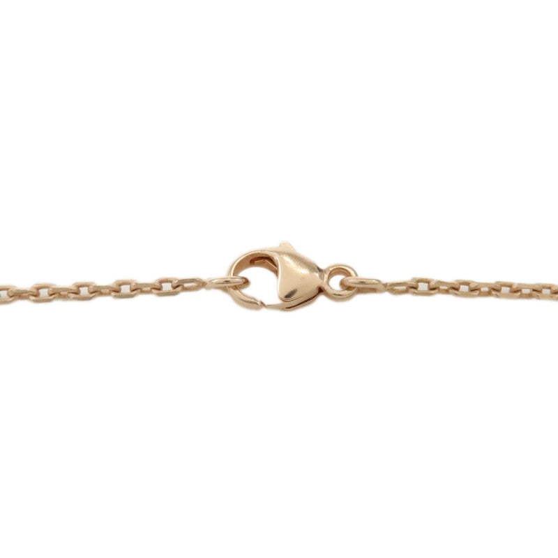 Hermes Pop H Pendant Chain Metal And Enamel Pink Rose_gold Bijoux