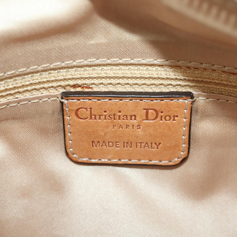 Christian Dior Vintage Trotter Romantique Boston Diorissimo Coated Canvas Brown Bag