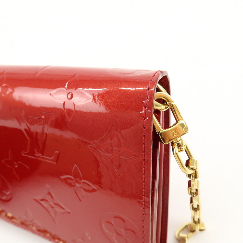 Louis Vuitton Chaine Monogram Vernis Red Patent_leather Bag