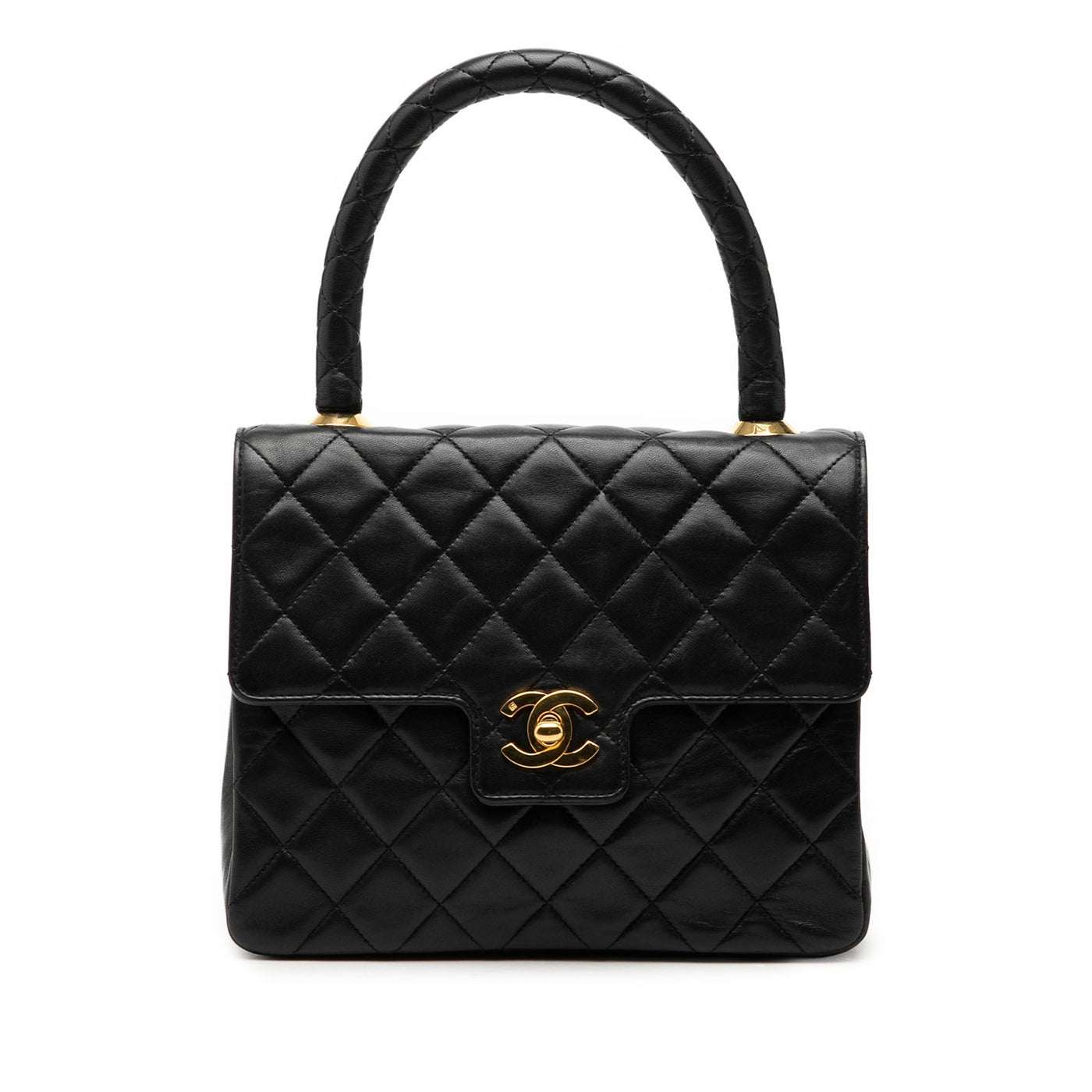 Small Lambskin Kelly Top Handle Bag - Image 1
