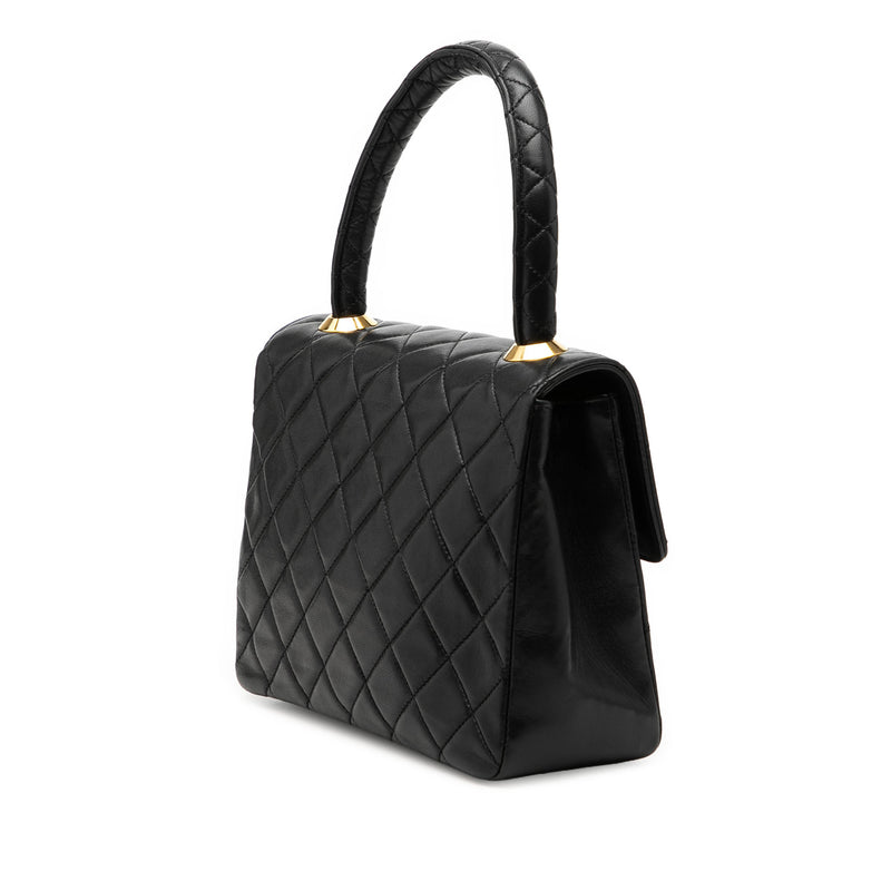 Small Lambskin Kelly Top Handle Bag - Image 2